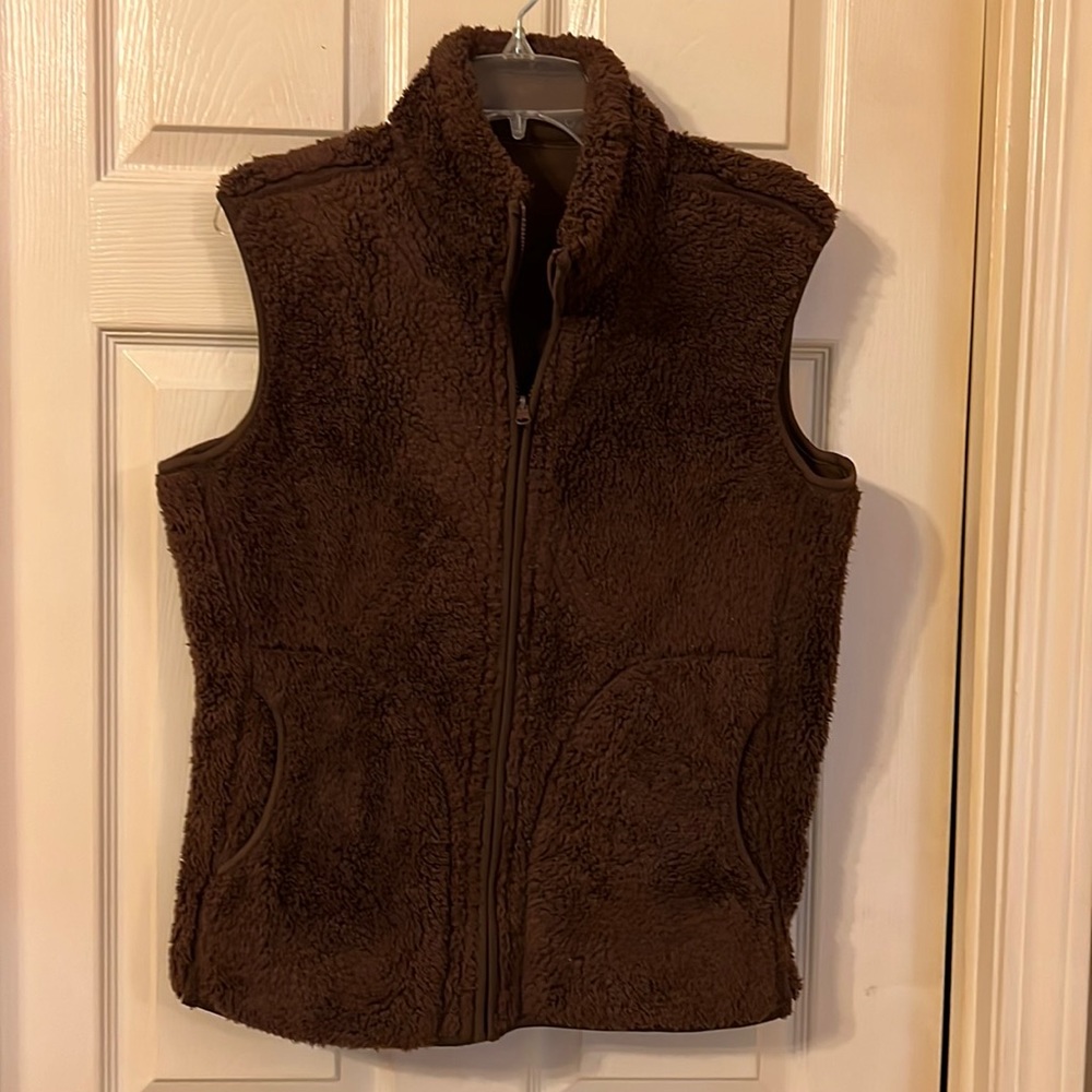Natural Reflections Brown Reversible Vest.